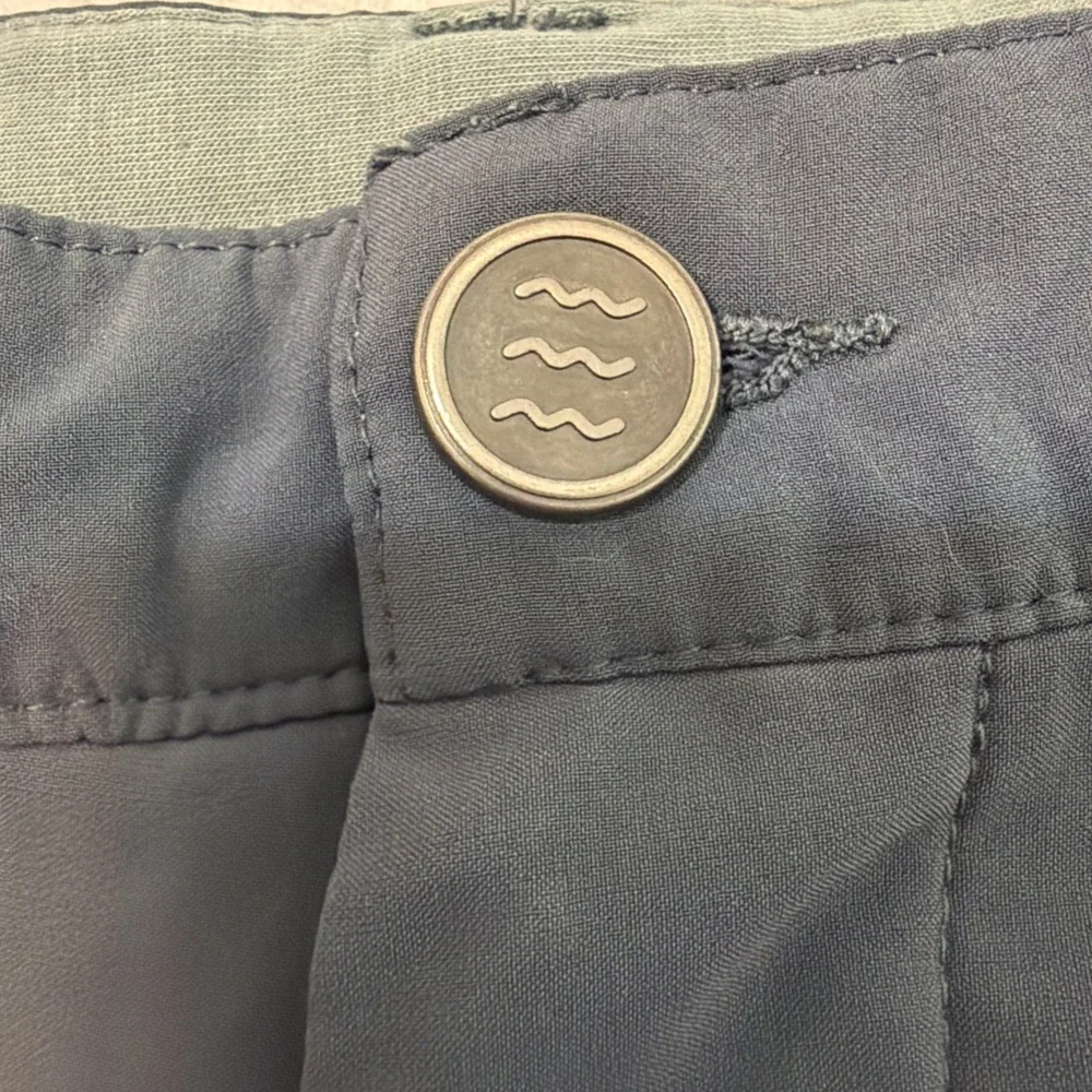 Free Fly Shorts Mens 38 Gray Flat Front Latitude Performance Chino Solid 6